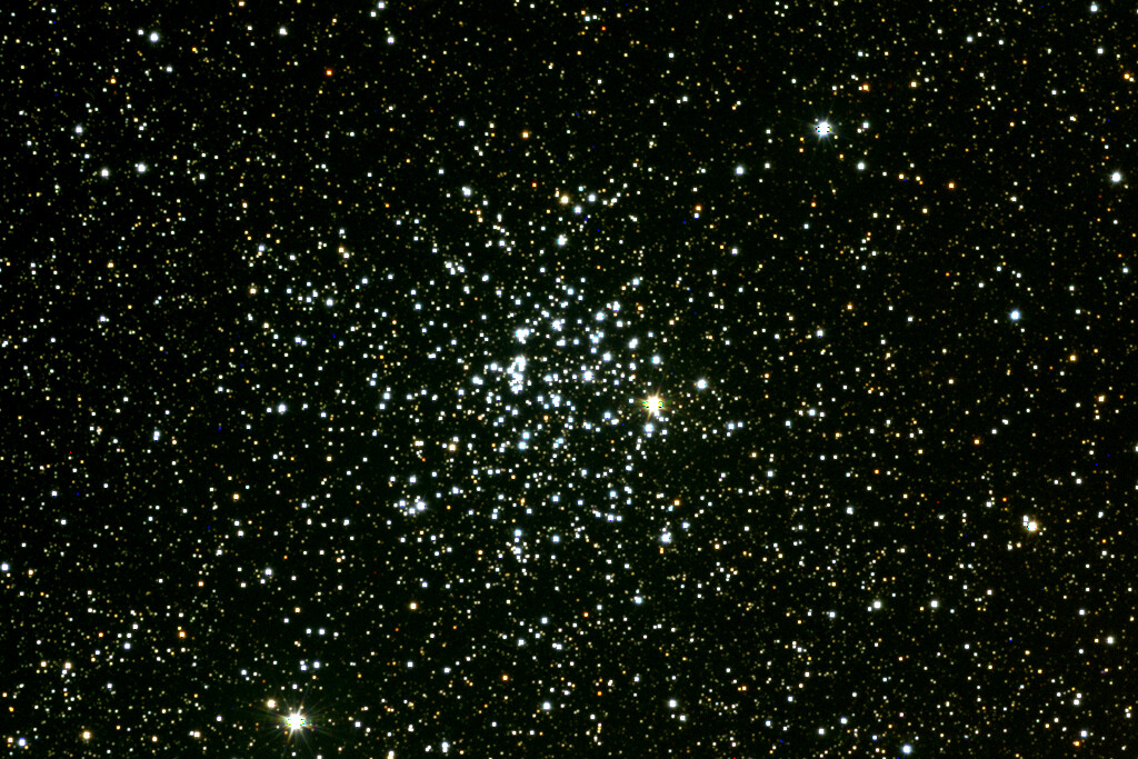 Messier 52 NGC 7654 rich open cluster in Cassiopeia