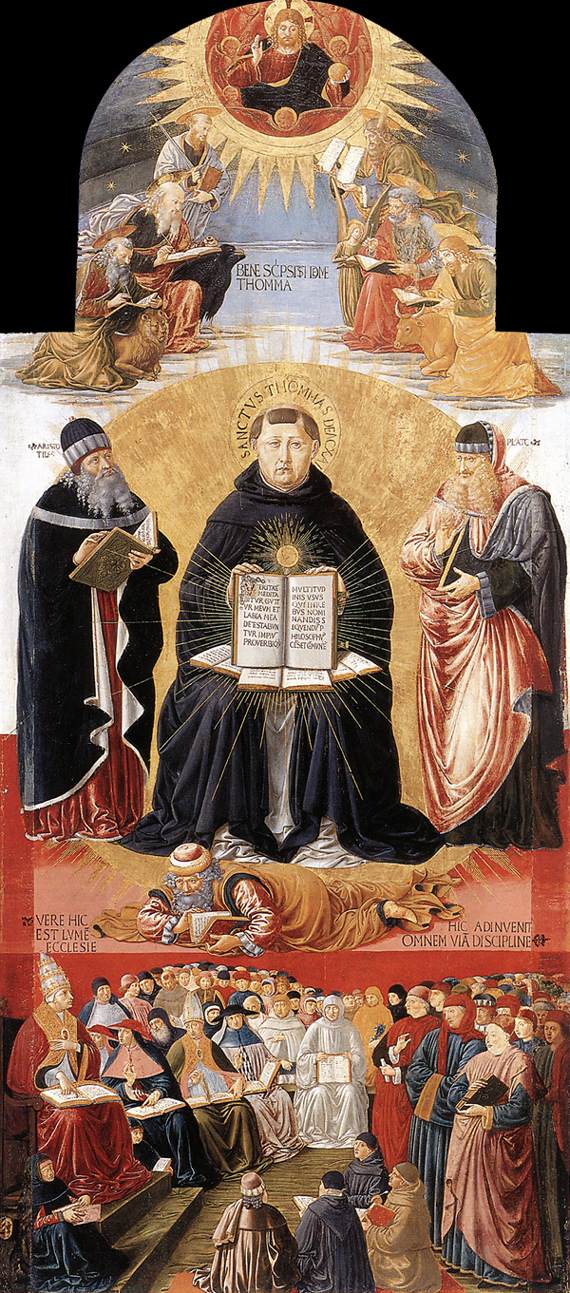 The Triumph of St Thomas Aquinas - Benozzo Gozzoli