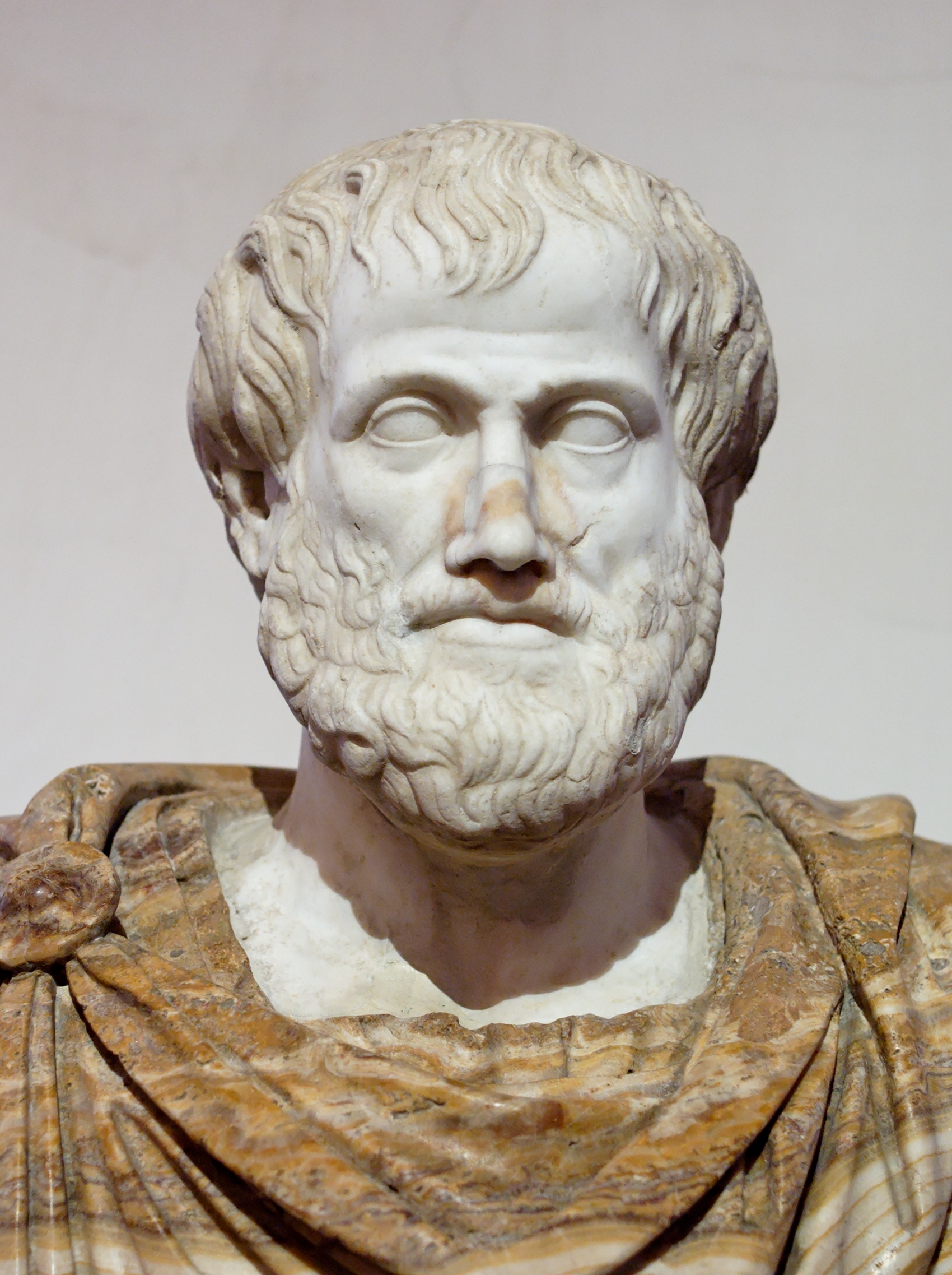 Bust of Aristotle - Roman copy after Lysippos