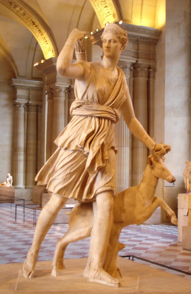 Diana of Versailles - Roman marble, after Leochares
