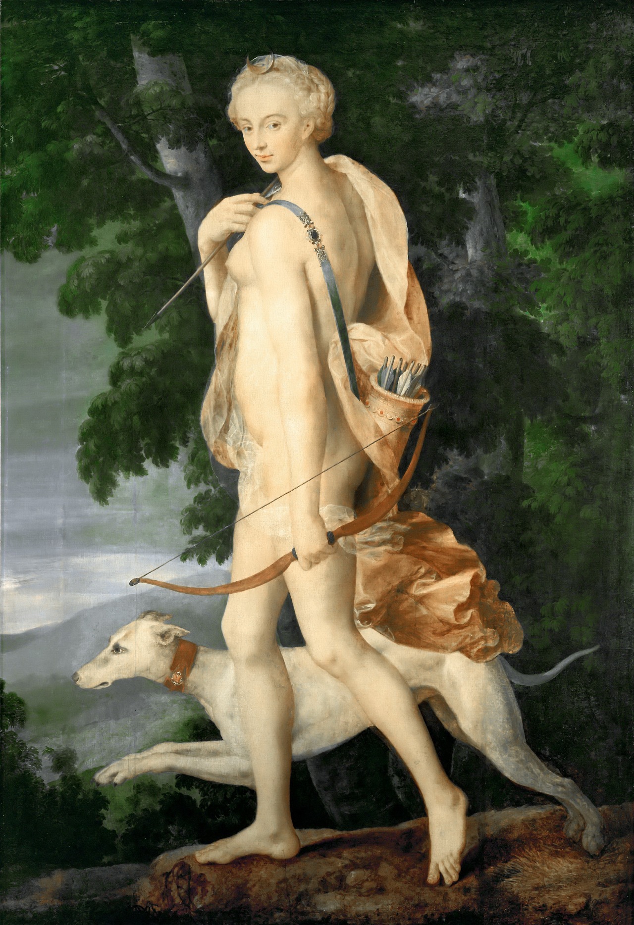 Diana the Huntress - School of Fontainebleau