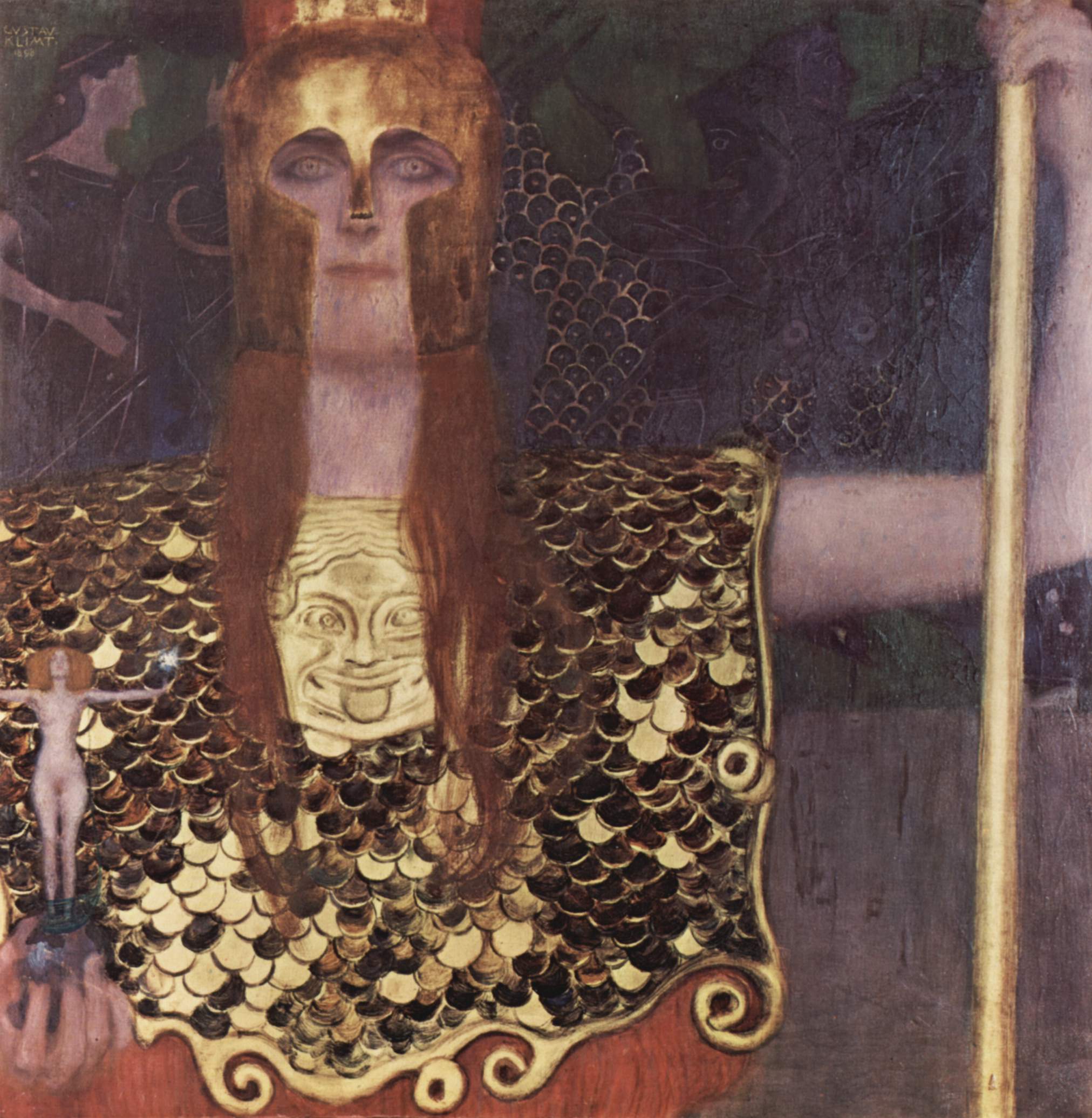 Pallas Athene - Gustav Klimt