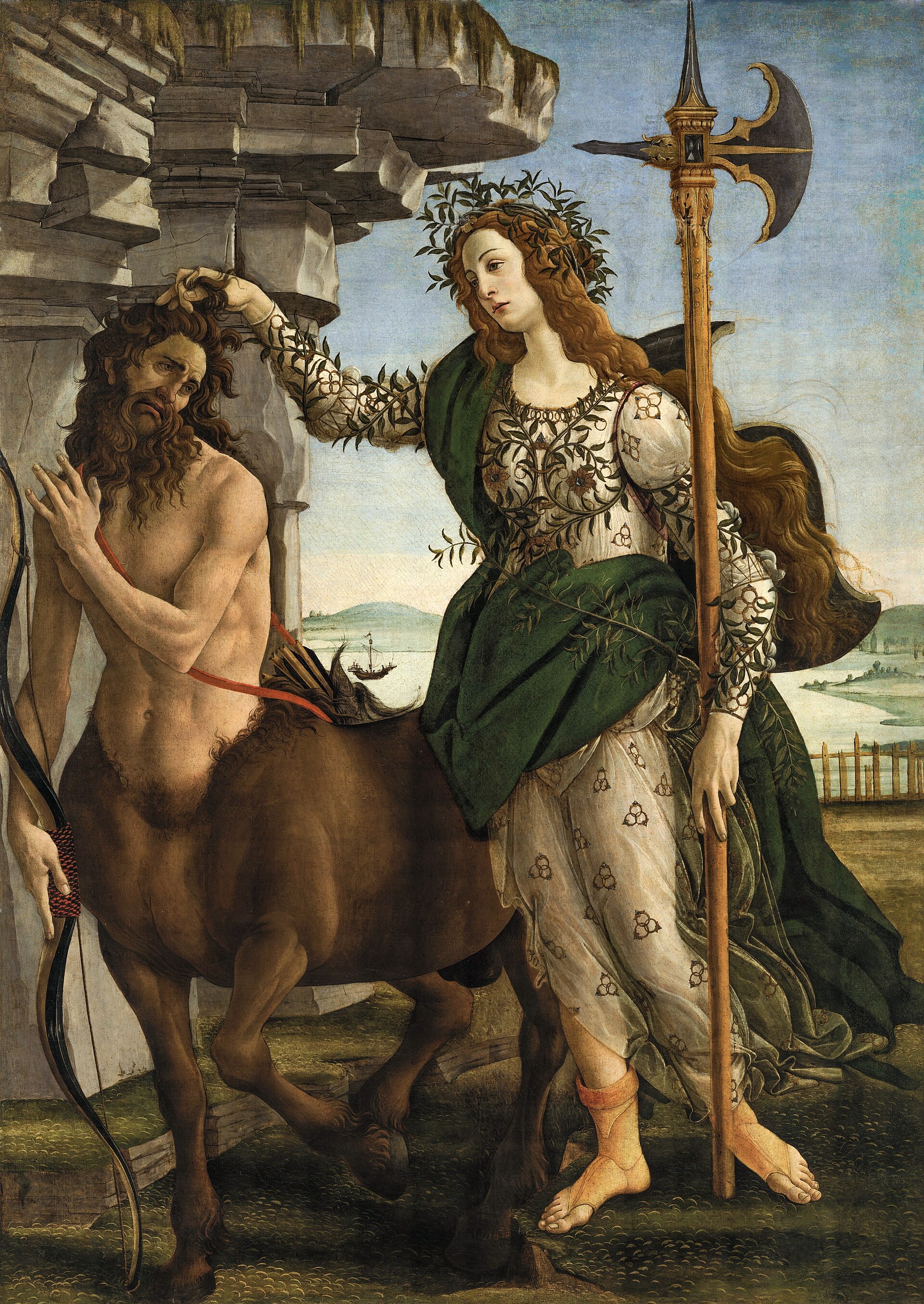 Pallas and the Centaur - Sandro Botticelli