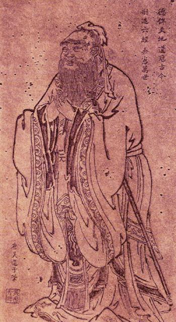 Confucius - after Wu Daozi (traditional)