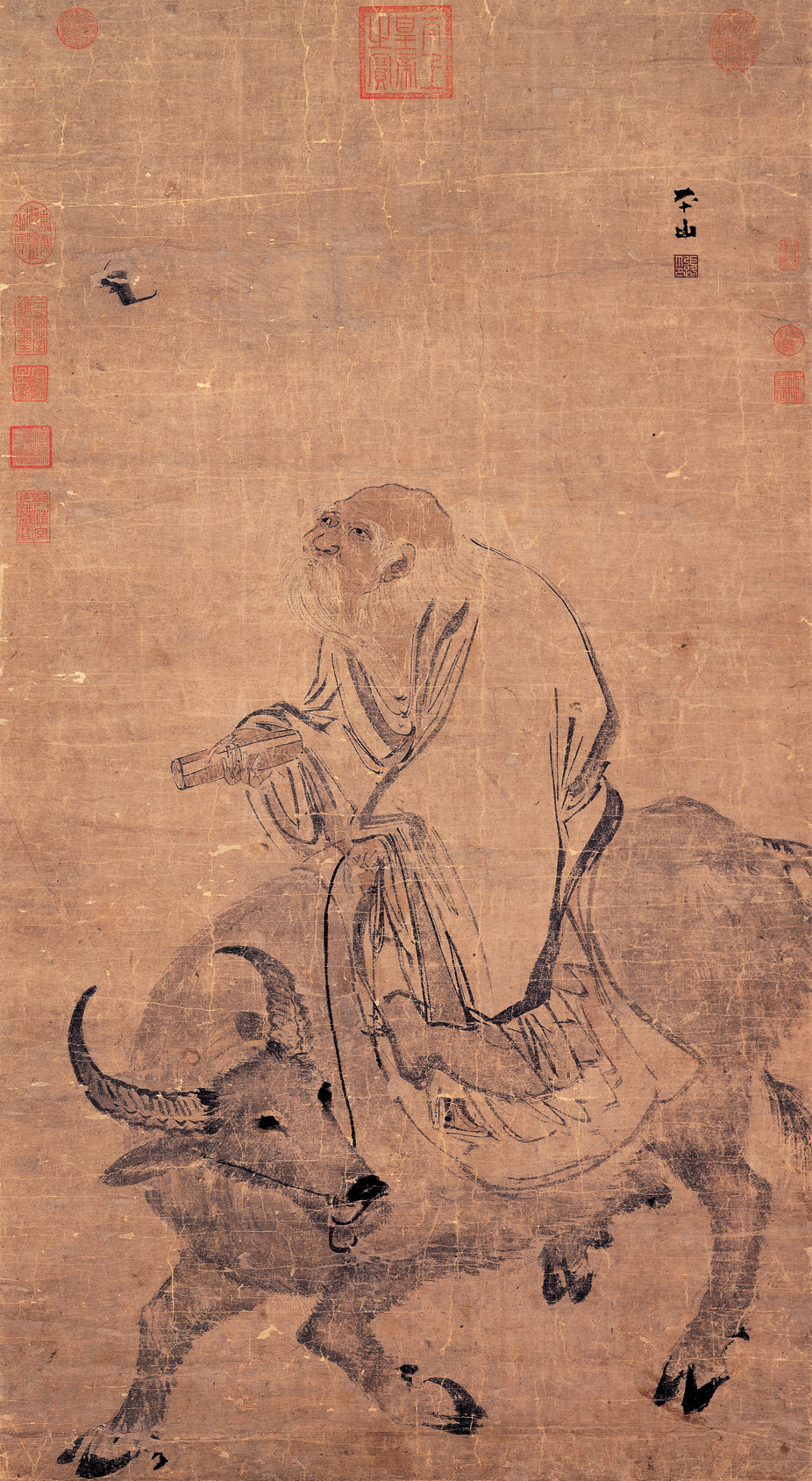 Laozi Riding an Ox - Zhang Lu