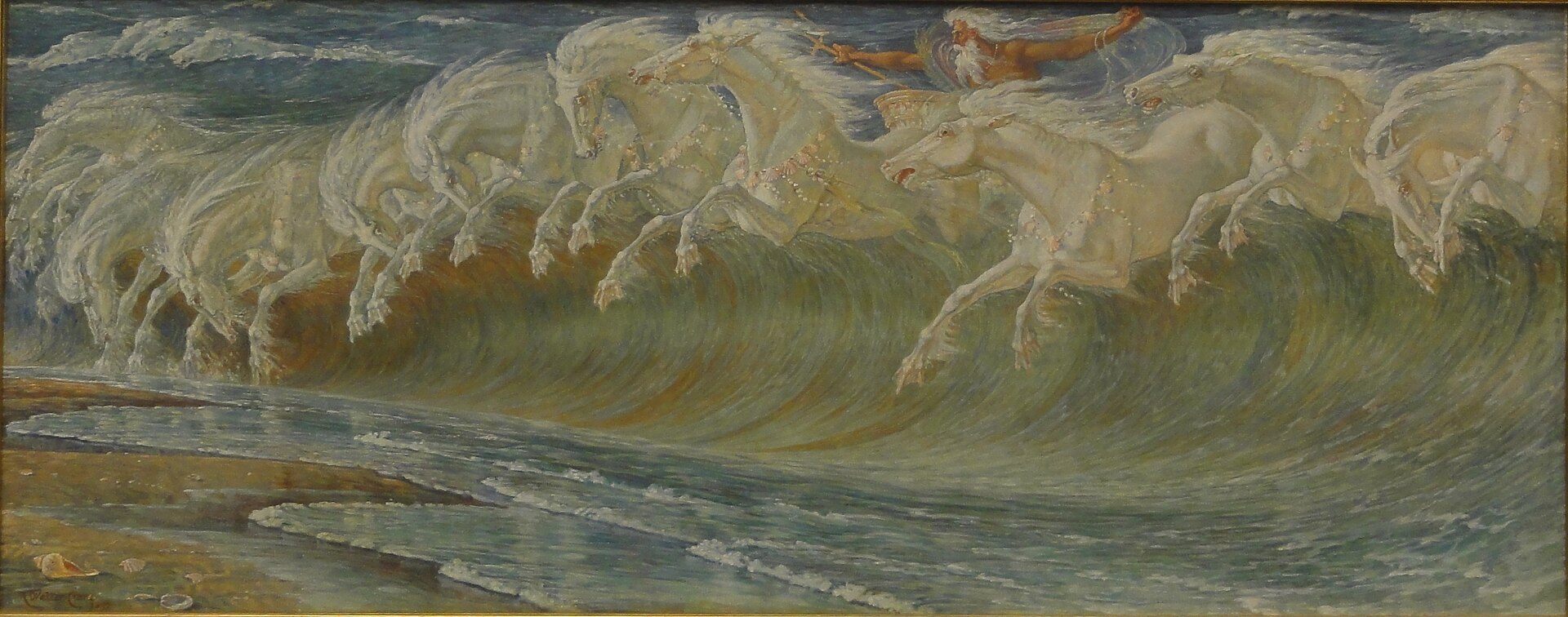 Neptune's Horses - Walter Crane