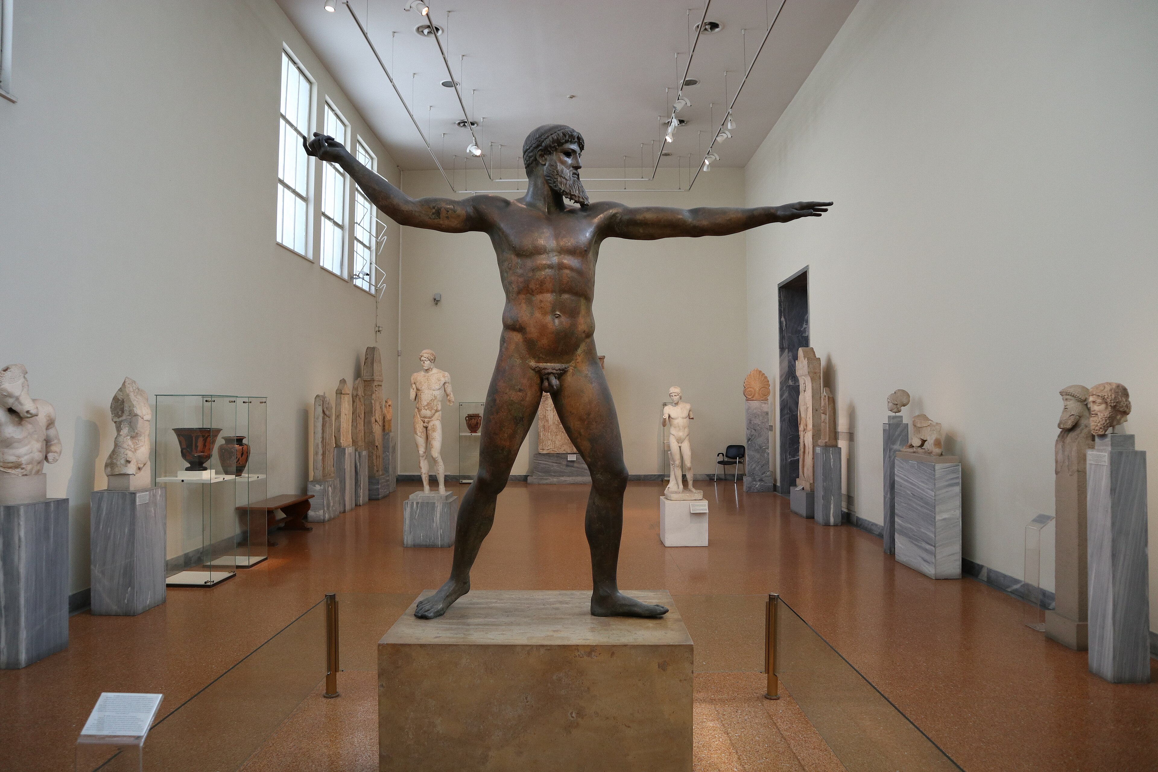 The Artemision Bronze - Greek, Severe style