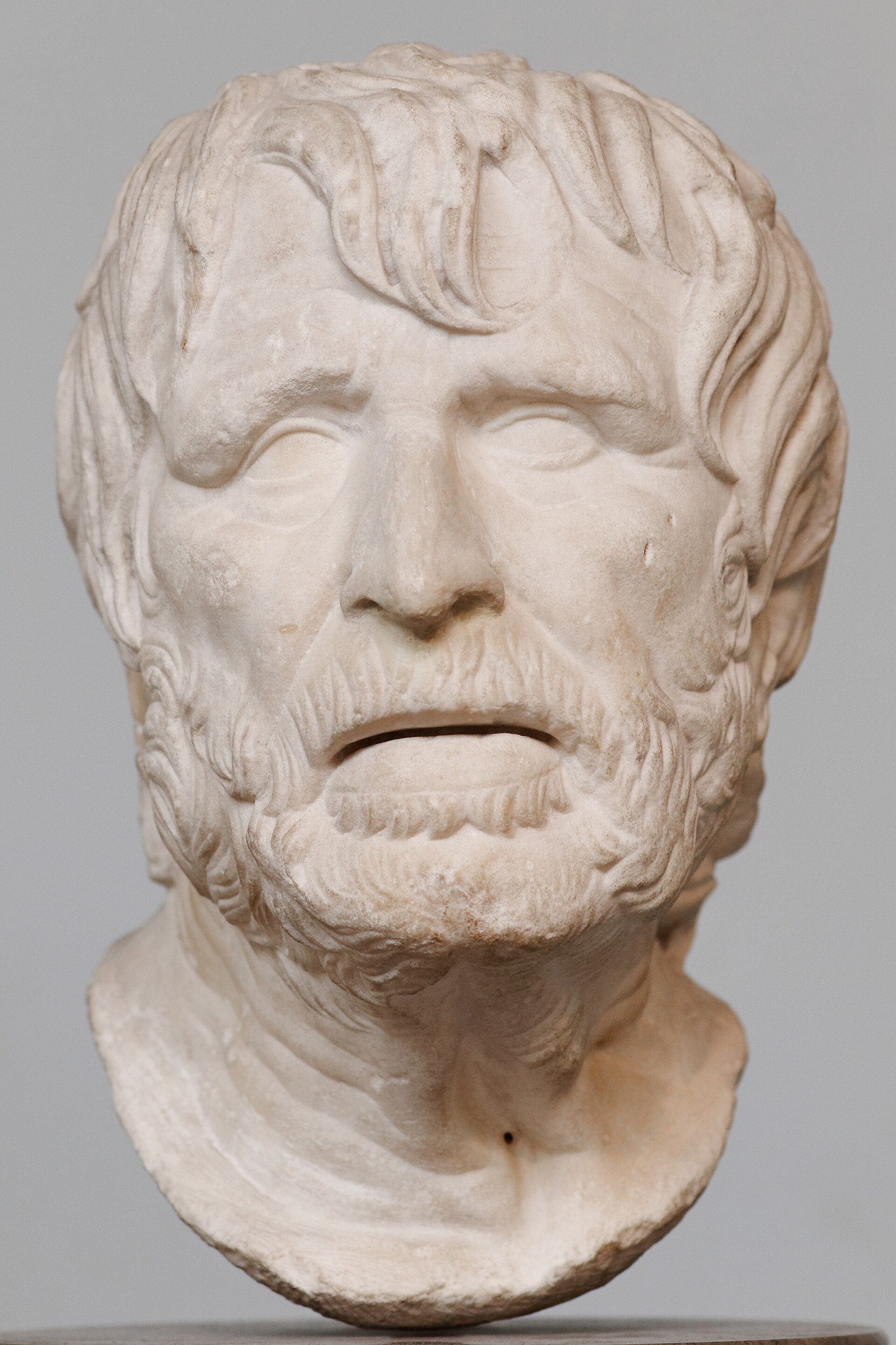 The so-called Pseudo-Seneca - ancient bust long identified as Seneca, now believed to depict a Hellenistic poet