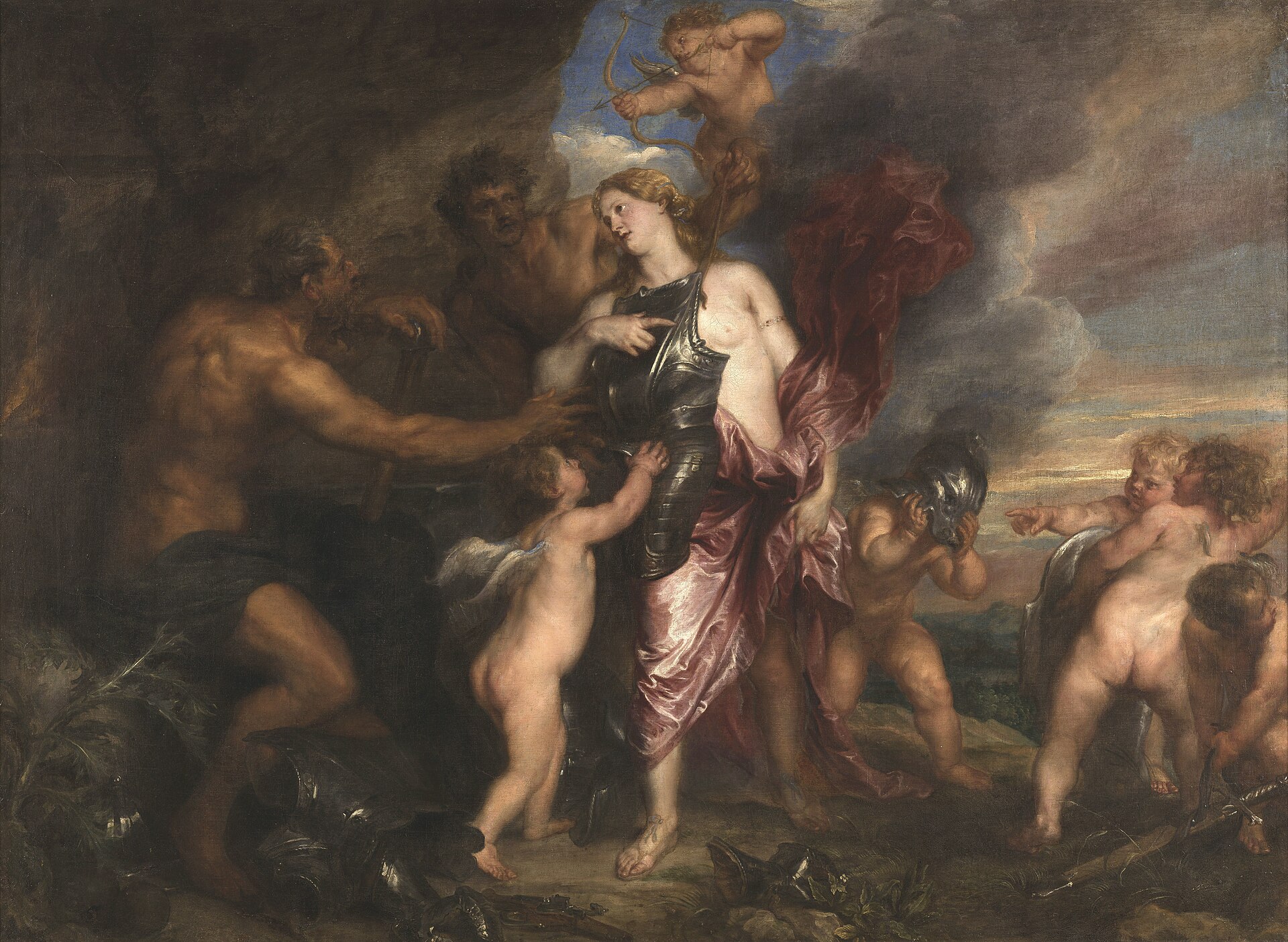Thetis Receiving the Arms of Achilles - Anthony van Dyck