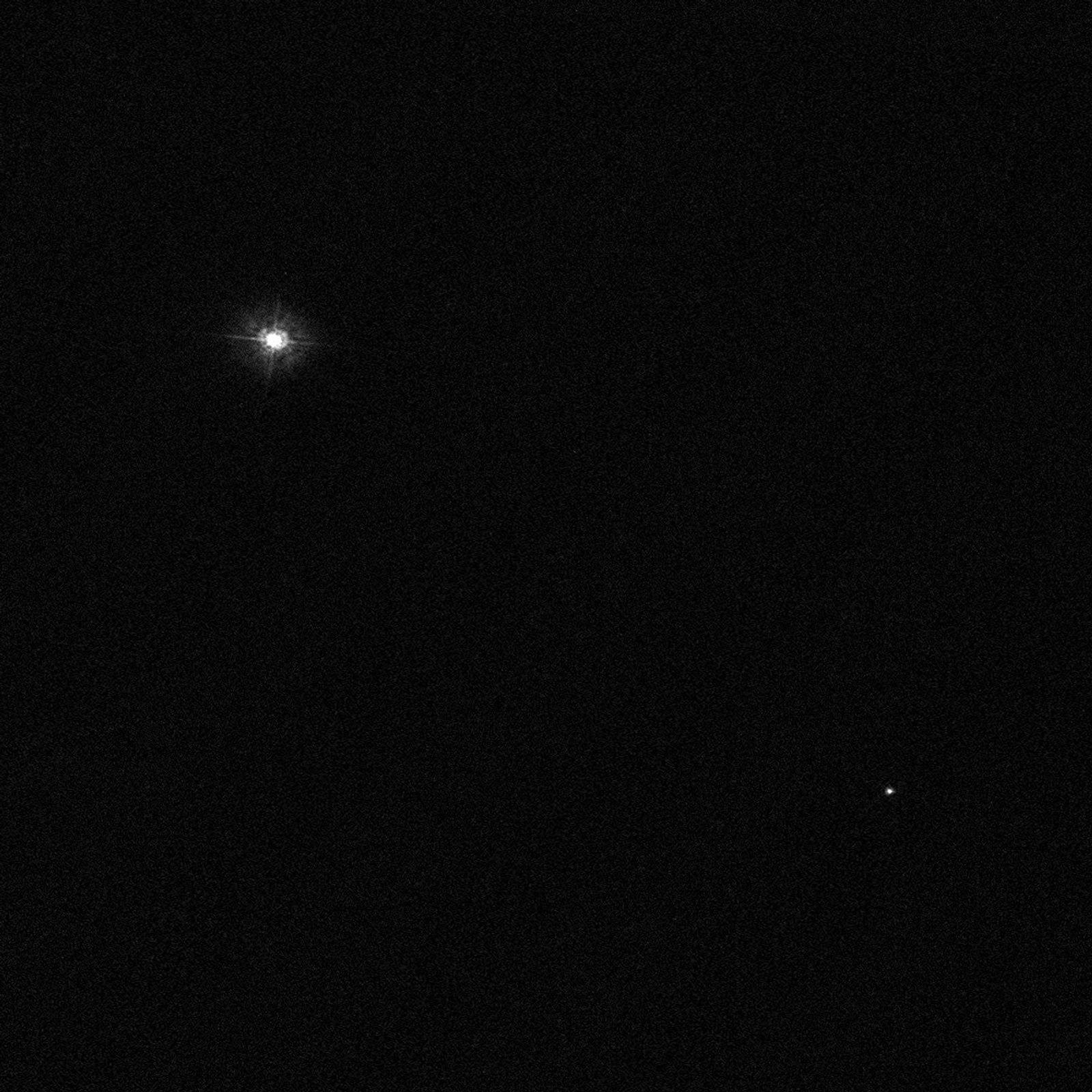 Hubble image of Polaris A and its outer companion Polaris B