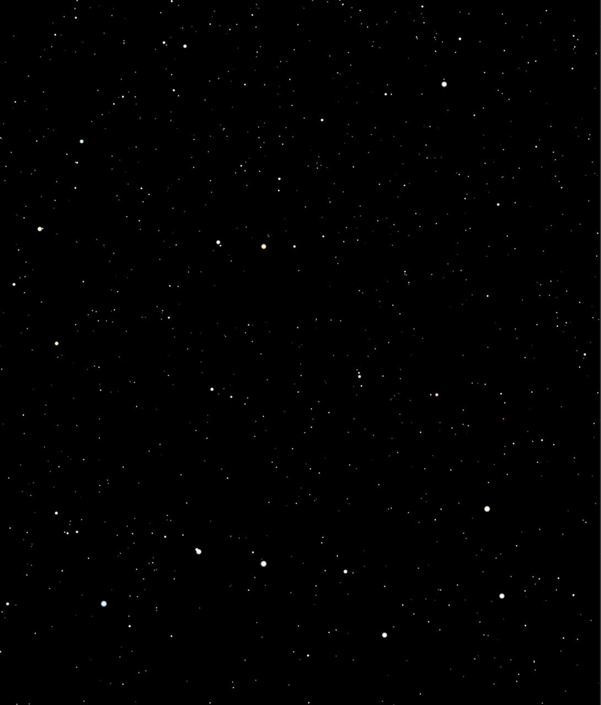 Illustration showing Polaris's location at the north celestial pole in Ursa Minor